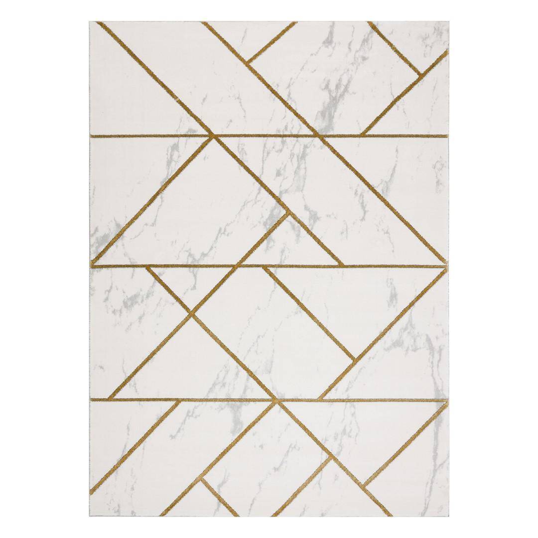 Gulvtæppe Hakano Estema Marblegeo 120×170 cm - cremefarvet