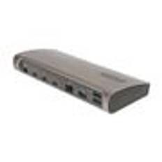 STARTECH Thunderbolt 4 Dock 96W PD Single 8K or Dual Monitor 4K 60Hz 3x TB4/USB4 4x USB-A SD GbE 0.8m TB4 Dock Cable