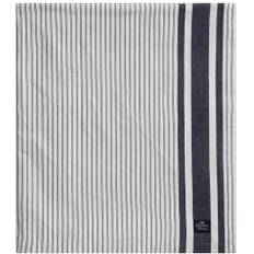 Lexington Icons Striped Organic Cotton Oxford Dug 150x350 Cm / Dress Blue - Duge & Bordløbere Bomuld Hvid - 10003070-5545-TC25
