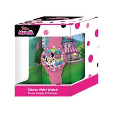 Minnie Mouse armbåndsur med silikone rem 3-10 år