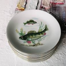 Kahla Könitz platter med fisk, sæt af 10...