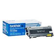 Brother TN2000 Laser Toner (2500 sider) Sort