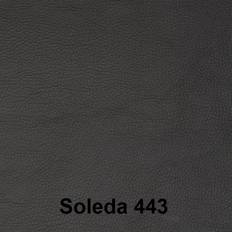 Hjort Knudsen - Boston lænestol - læder - Soleda 443 antracit