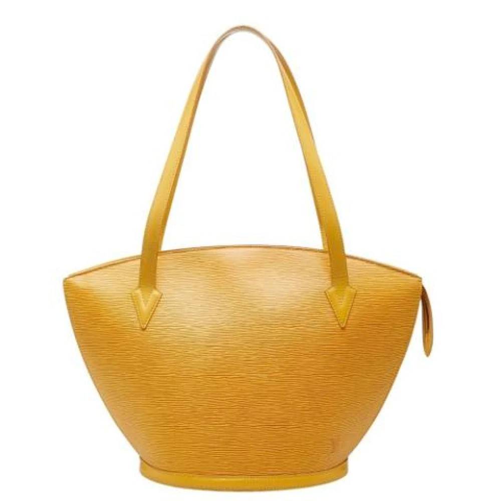 Louis Vuitton Vintage Pre-owned Saint Jacques Skuldertaske - Vintage - Dame - Gul - ONE SIZE - Uld