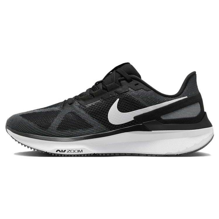 Nike Air Zoom Structure 25 Herr Svart Järngrå Vit Löparskor DJ7883-002 cm