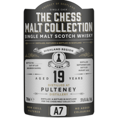 CHESS MALT BLACK PAWN A7 PULTENEY 19 ÅR