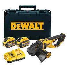 DCG460X2 54V XR Brushless FLEXVOLT 230mm Angle Grinder, 2 x 9.0Ah Batteries