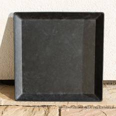 Svart Underlägg Utomhuskrukor 28cm | Vesani