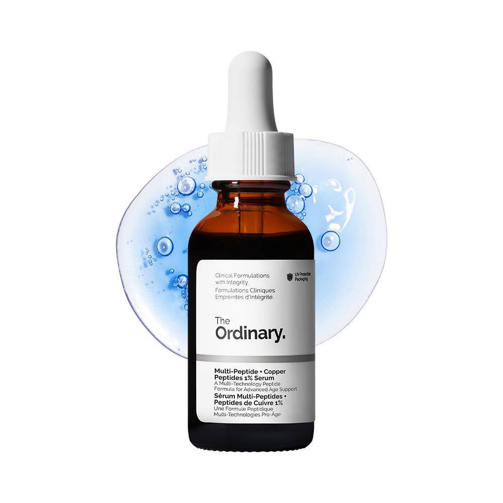 The Ordinary Multi-Peptide + Kopparpeptider 1% Serum 30ml – Peptidkomplex, Stöd för Elasticitet, Koreansk