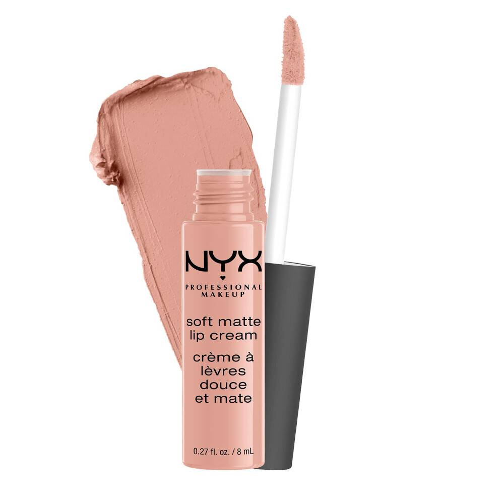 NYX Professional Makeup Soft Matte Lip Cream Letv?gt Liquid Lipstick - Kairo (Matte Pure Nude)