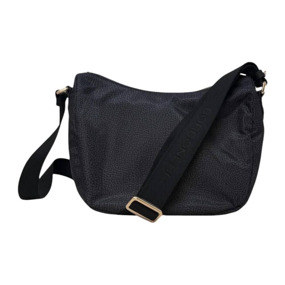 Borbonese Borsa Luna Small - Tasker - Dame - Sort - ONE SIZE - Uld
