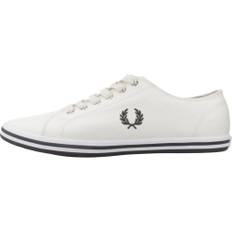 Fred Perry, Sko, Herre, Hvid, 41 EU, Uld, Stilfulde Kingston Twill Sneakers