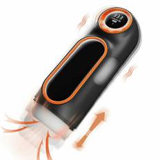 【Erection Enhancers Code：BL15】Bestvibe LCD Sucking Thrusting Vibrating Male Masturbator Blowjob Machine