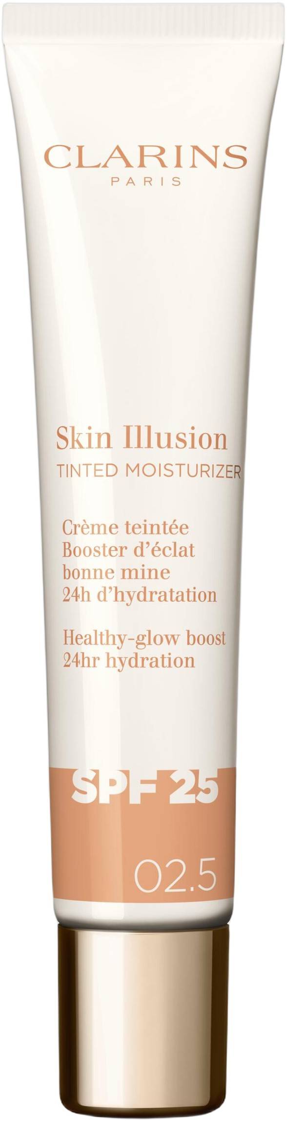 Clarins Skin Illusion Tinted Moisturizer SPF 25 40 ml - Farvet Dagcreme hos Magasin