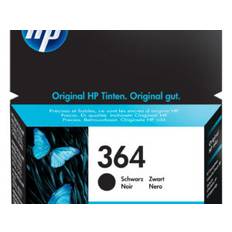 HP 364 Black Original Ink Cartridge blækpatron 1 stk Standard udbytte