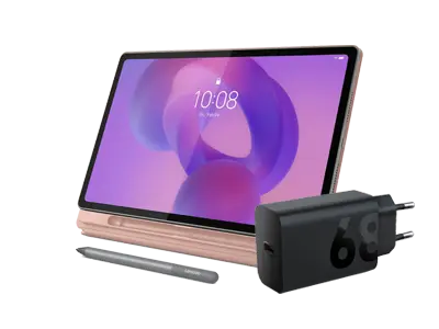 Lenovo Idea Tab Plus Essentials Bundle 8GB 256GB MediaTek Dimensity 6400-processor 2,50 GHz , Android 15 eller nyere, 256 GB UFS 2.2