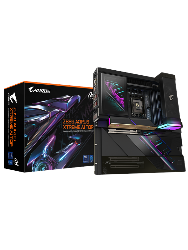 GIGABYTE Z890 AORUS XTREME AI TOP Moderkort - Intel Z890 - Intel LGA1851 socket - DDR5 RAM - Extended ATX