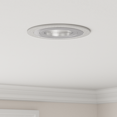 vidaXL indbyggede spotlights 24 stk Runde GU10 Sølv Ø91 mm