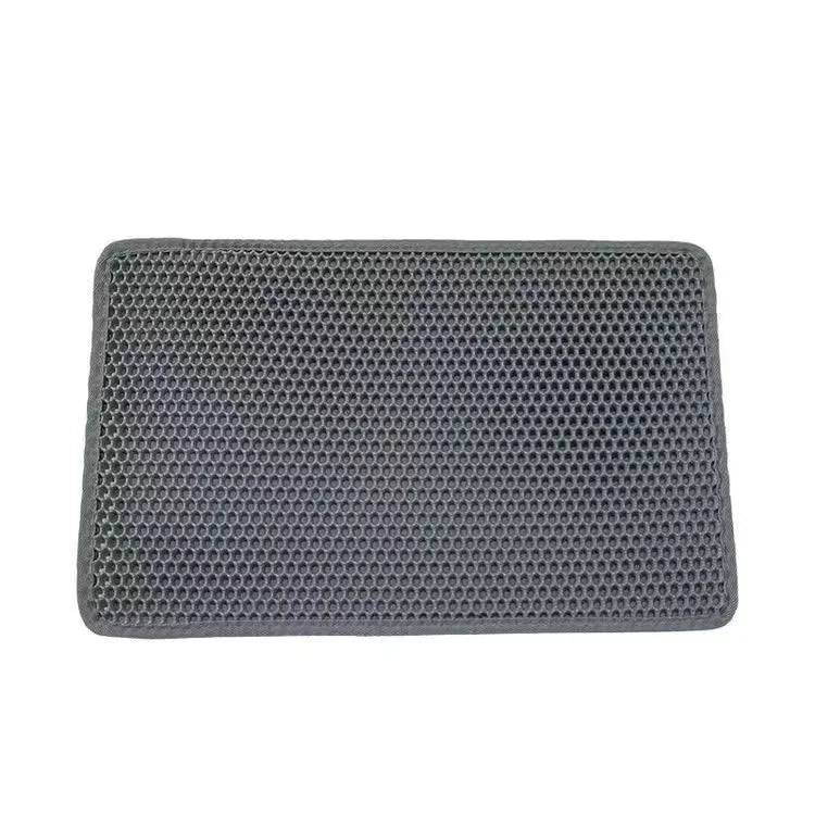 Cat Litter Mat with Gift - Double Layer Waterproof Pet Litter Box Mat - Gray / 60x90CM 1 (60x90CM 1)