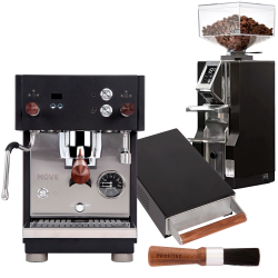 Profitec MOVE Espressomaskin – Exclusive Line inkl. Eureka Mignon Libra 55 Kaffekvarn, Profitec Rengöringsborste & Knockbox