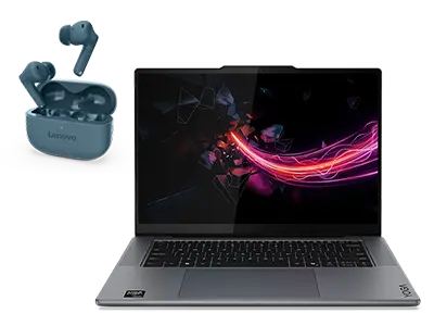 Lenovo Yoga Pro 7 15 MAX+-32GB-1TB + Earbuds AMD Ryzen AI Max+ 388-processor 3,60 GHz upp till 5,00 GHz, Windows 11 Pro 64, 1 TB SSD M.2 2242 PCIe Gen4 TLC