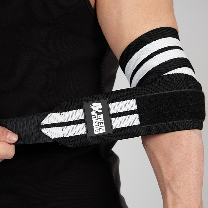 Armbågsskydd Wraps Svart/Vit 1,8 m