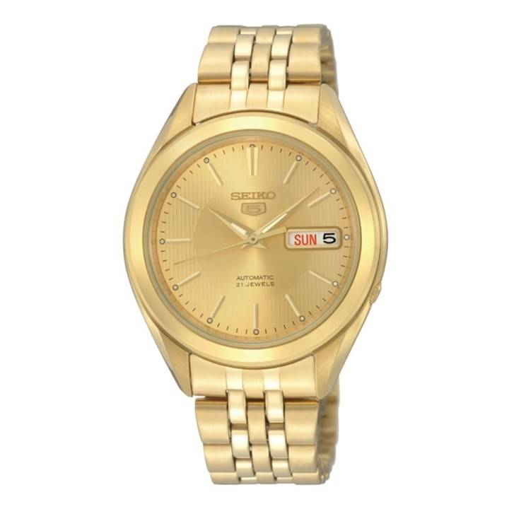Seiko 5 SNKL28K1 Automatic Gold Tone Bracelet Watch - W25468