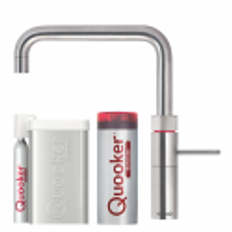 Quooker Fusion Square Rustfrit stål 5i1, inkl Combi+ beholder & Cube køler