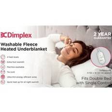 Dimplex Double Washable Fleece Heated Blanket