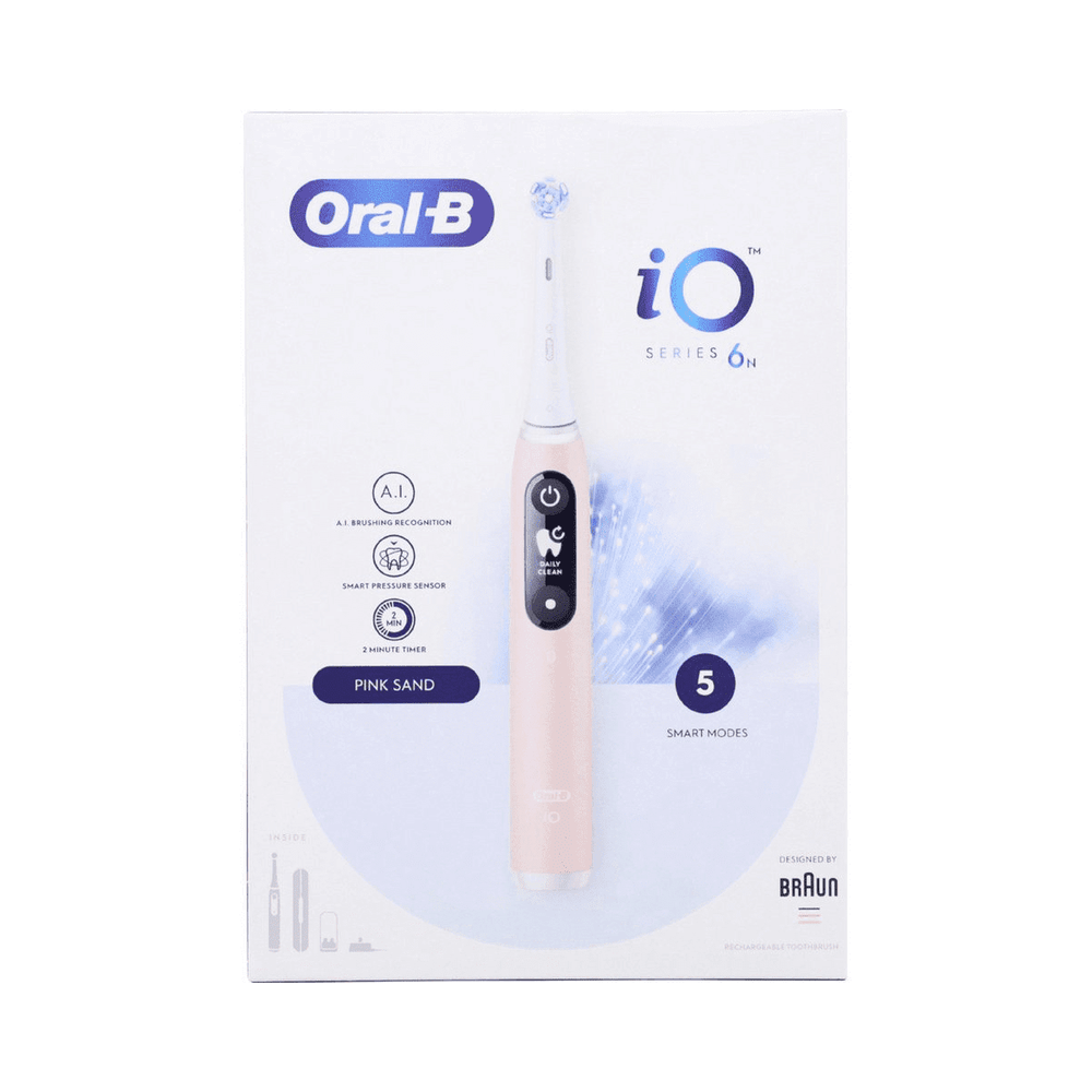 Oral-B iO6 Pink Elektrisk tandbørste - 1 stk.