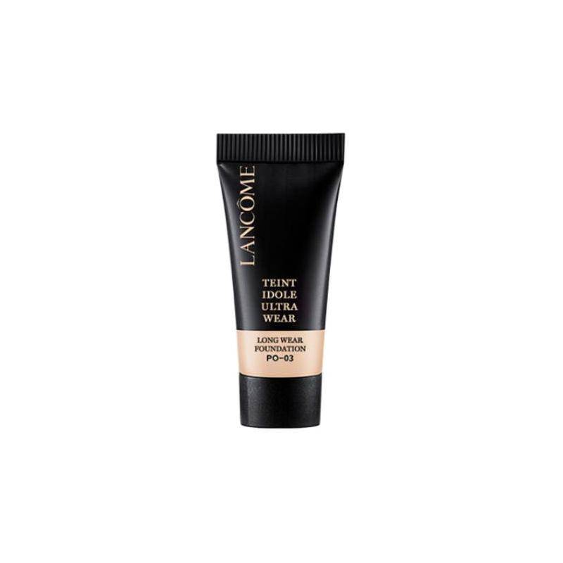 Lancôme Sminkprovpaket Långvarig flytande foundation, liten och medelstor /, lätt concealer, oljekontroll, lystgivande PO-03 naturlig färg rosa