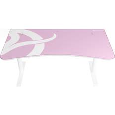 Arozzi Arena gaming skrivebord (white pink)