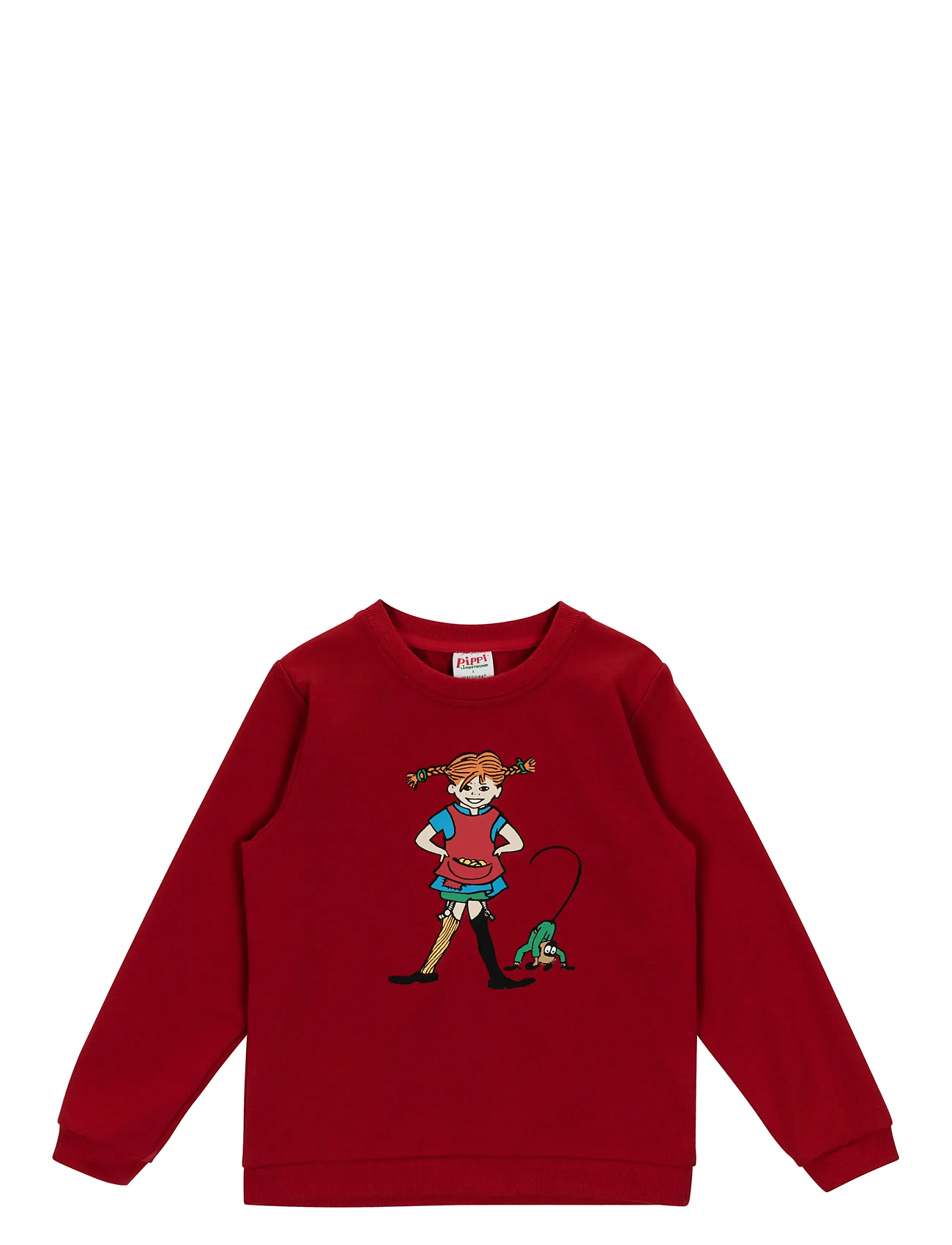 PIPPI LANGSTRØMPE Pippi Collegetröja | Red | 98