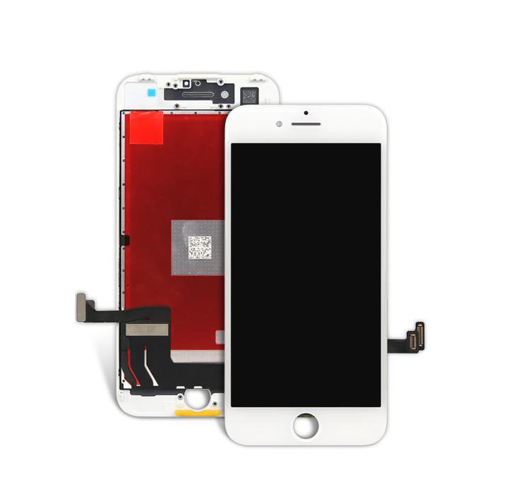 iPhone SE 2022 / SE 2020 Skärm med LCD-display - Vit (Livstidsgaranti)