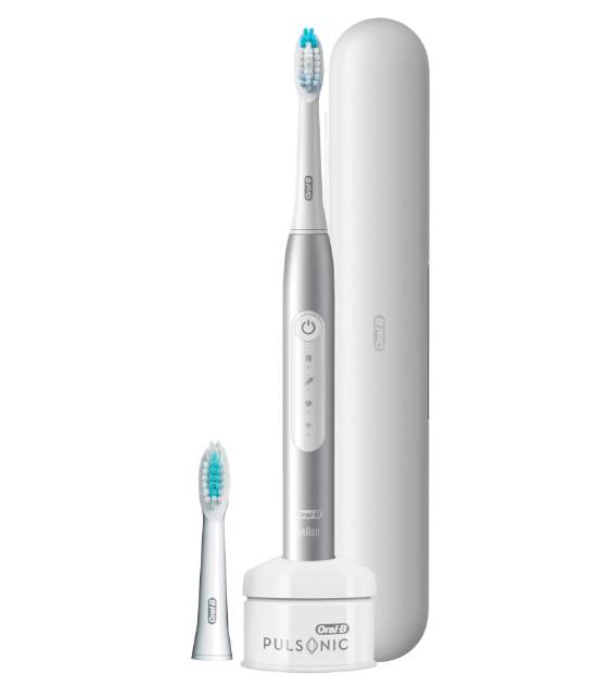 Oral-B Pulsonic Slim Luxe 4500 Voksen Sonisk tandbørste Platin