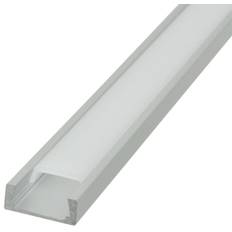 Aluminiums skinne til LED strips - Standard profil - 1 m