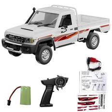 Remote Control Car, 2.4GHz Electric Vehicle with LED Lights, 1:14 Scale Rechargeable Pickup Truck 1 vit