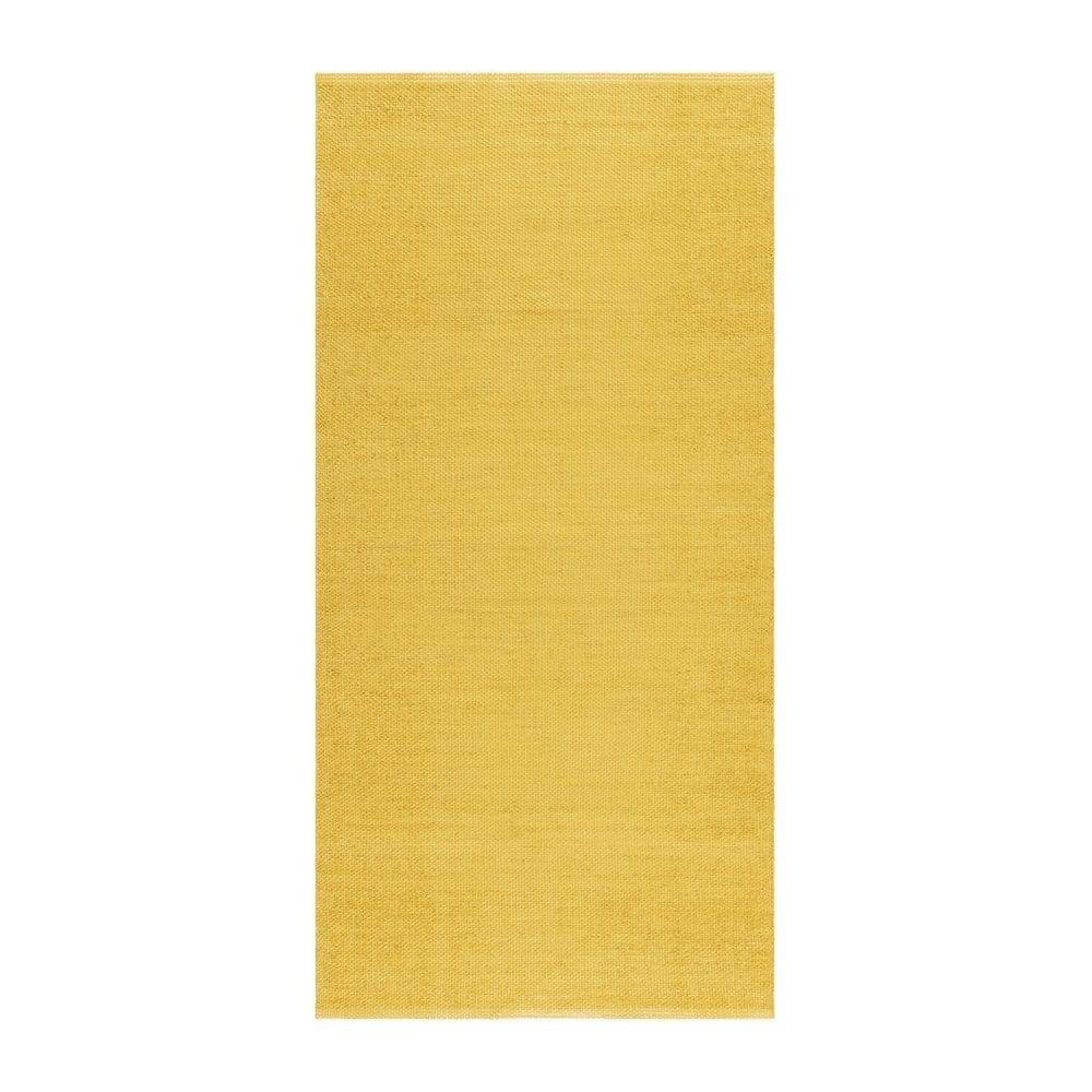 Plasttæppe Hilma Plain - 70x150 cm, Gul
