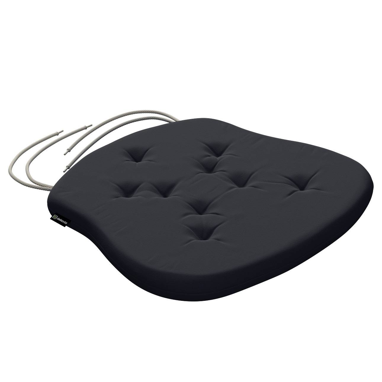 Stolsdyna Pinnstolar, Svart, B41 x D38 x 3,5 cm, Crema