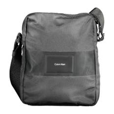 Calvin Klein, Väska, unisex, ONE Size, Polyester, Svart polyester axelväska med justerbar rem