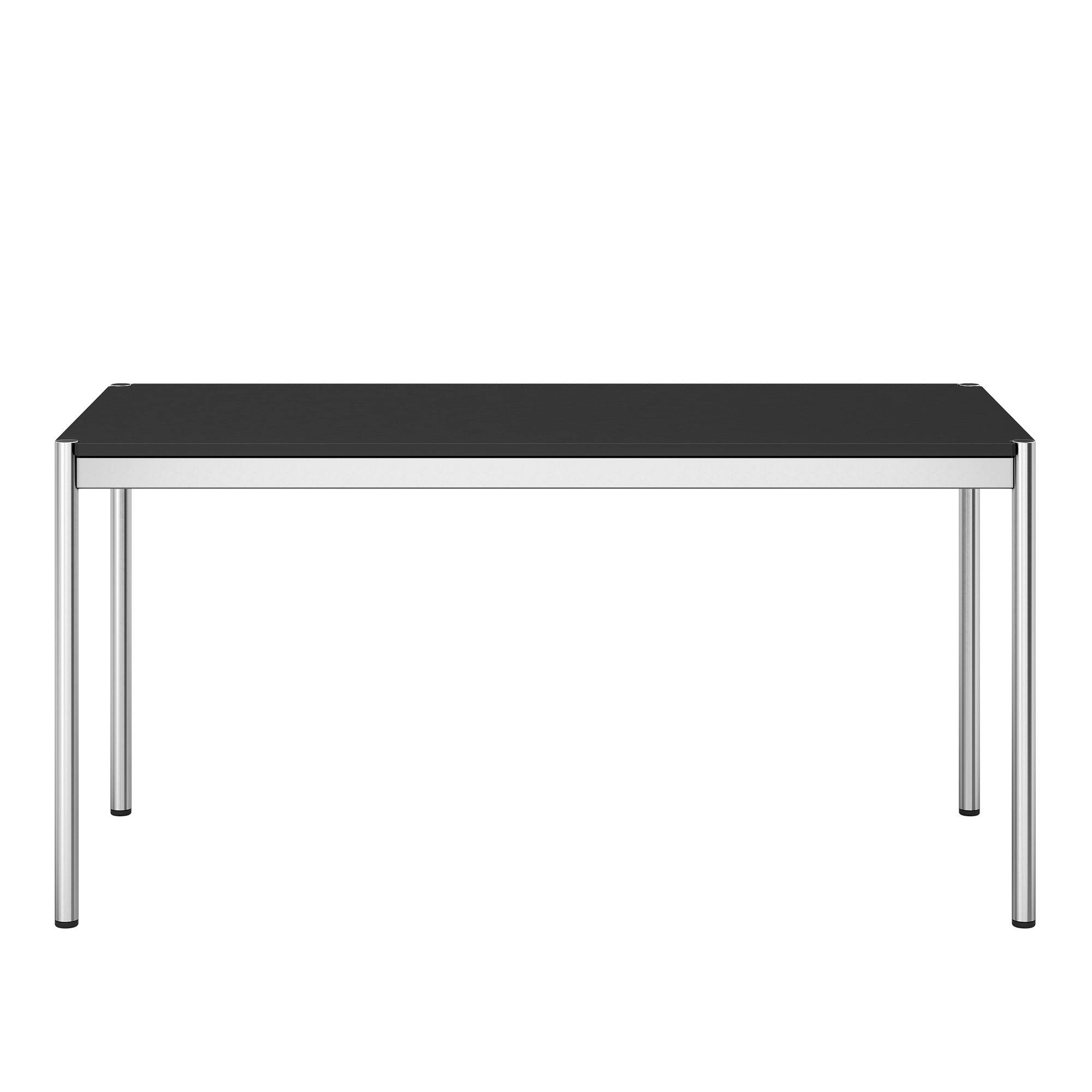 USM - USM Haller T59 41 Linoleum Nero - Skrivbord - Fritz Haller & Paul Schärer - Svart - Metall