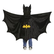 Udklædning, Batman kappe - Str. 5-6 år