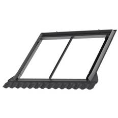 VELUX inddækning til ovenlysvindue, horisontal duo tvilling-EBL 4021B-PK06 - 94x118