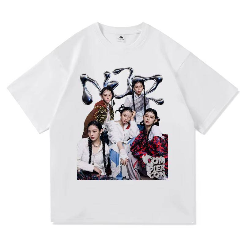 NewJeans Complexcon Vit T-shirt cm white
