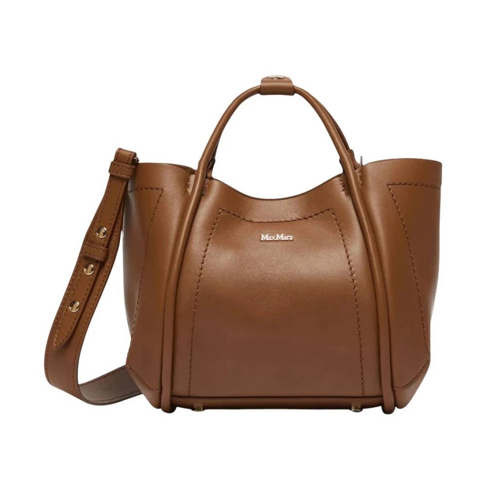 Max Mara Marine Taske - Tasker - Dame - Brun - ONE SIZE - Uld