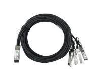 (ComputerSalg) BlueOptics 747641101-BL, 1 m, QSFP, 4xSFP+, Hanstik/Hanstik