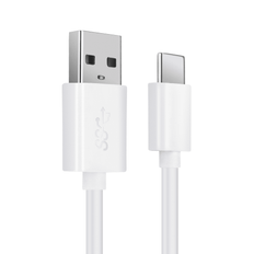 vit USB-kabel laddningskabel för Sonos Roam, One SL headset & hörlurar - 1m PVC 3A USB-sladd laddsladd