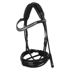 Dalila bridle calfskin - Black/Black - F