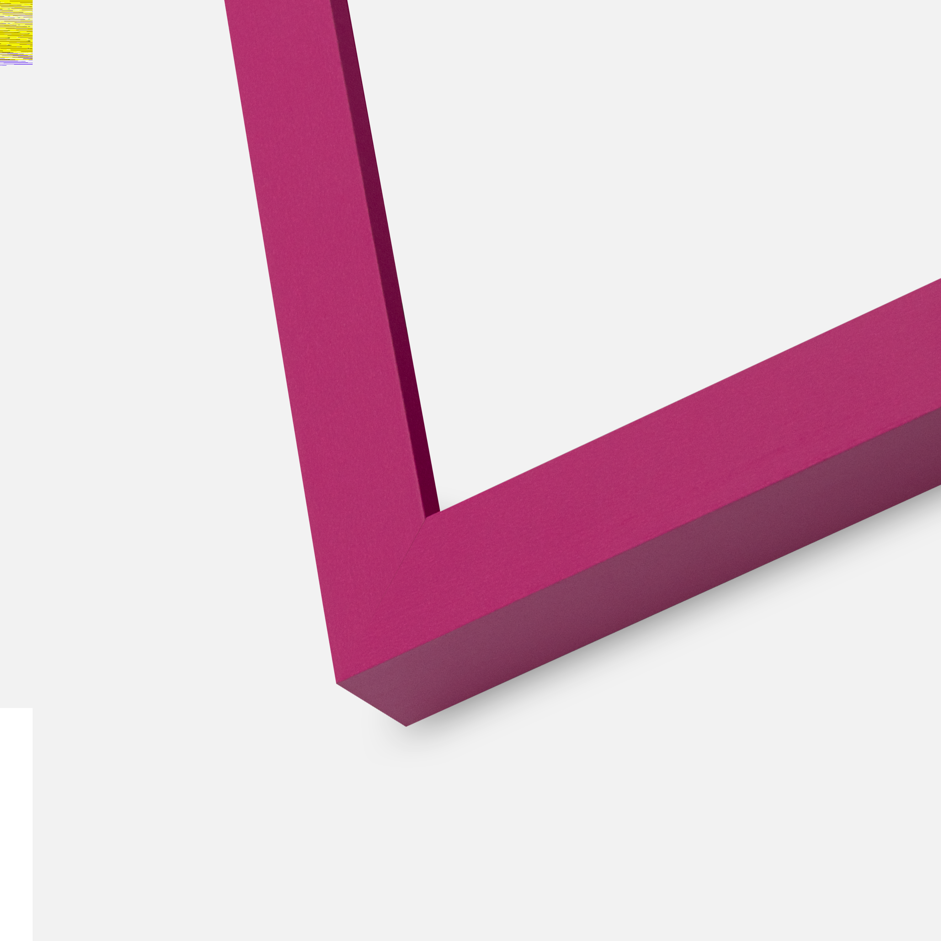 Ram Selection Bubblegum Pink 40x50 cm - Passepartout Vit 31,5x40 cm