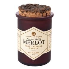 Northern Lights 5oz Candle Woodwick Spirit Jar - Merlot One Size brun